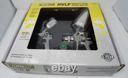 Performax HVLP Gravity Feed Spray Gun Kit 207-4736 Large + Small Gun + Regulator