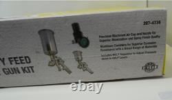 Performax HVLP Gravity Feed Spray Gun Kit 207-4736 Large + Small Gun + Regulator