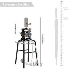 Pneumatic Double-Diaphragm Spray Pump Kit withSupport Stand f/auto repair/painting