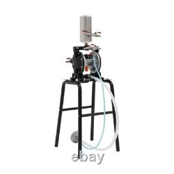 Pneumatic Double-Diaphragm Spray Pump Kit withSupport Stand f/auto repair/painting