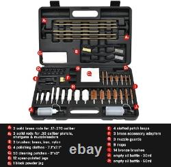 Portable Gun Maintenance Kit with Organized Case Perfect for Gun Enthusiasts