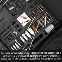 Portable Gun Maintenance Kit with Organized Case Perfect for Gun Enthusiasts