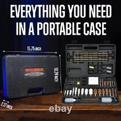 Portable Gun Maintenance Kit with Organized Case Perfect for Gun Enthusiasts