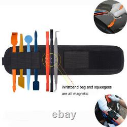 Pro Car Wrapping Tools Set Heat Gun Squeegee Magnets Tucking Gasket Tool Bag Kit
