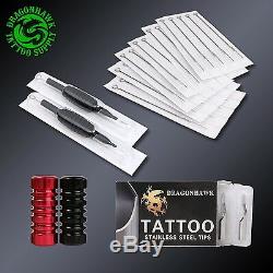 Professional Complete Tattoo Kit Set 2 Guns Immortal Color Inks Tattoo Machine