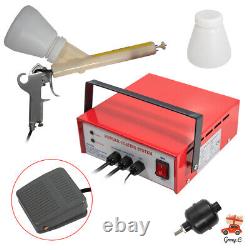 Professional Powder Coating System Portable Electrostatic Spray Paint Gun Kit