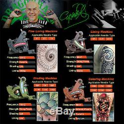 Professional Tattoo Kits Complete Set Machine Gun Lining And Shading Tattoo Inks