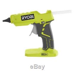 RYOBI Cordless 3 Power Tool Kit Glue Gun Sander Trim Router Electric 18 Volt