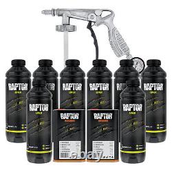 Raptor Black Urethane Spray-On Truck Bed Liner Kit, 8 Quarts