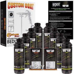 Raptor Tintable Urethane Spray-On Truck Bed Liner Spray Gun, 8 Liters