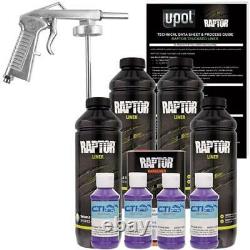 Raptor Urethane Spray Truck Bed Liner Kit with Spray Gun 4L (Bright Purple)
