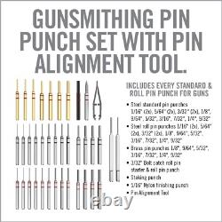Real Avid Accu-Punch Master Set 37-Piece Gunsmithing Pin Punch Set (AVMAPS)