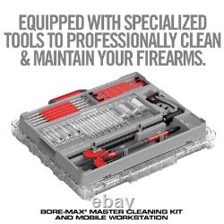 Real Avid Bore Max Master Cleaning Kit & Mobile Work Station for 22 Cal-12 Gauge