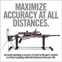 Real Avid Scope Leveling Kit & Precision Scope Level System (AVLVLRSTCOMBO)