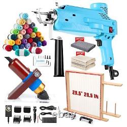 Riiai 2024 New Tufting Gun Starter Kit with Tufting Frame, Tufting Gun Cut Pi