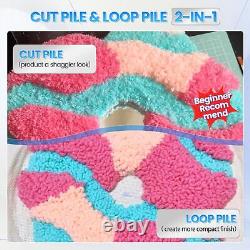 Riiai 2024 New Tufting Gun Starter Kit with Tufting Frame, Tufting Gun Cut Pi