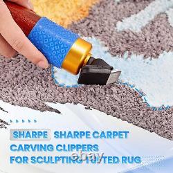Riiai 2024 New Tufting Gun Starter Kit with Tufting Frame, Tufting Gun Cut Pi