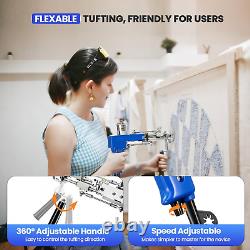 Riiai Tufting Gun Starter Kit with Tufting Frame 2024 New, Tufting