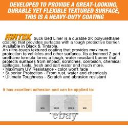 Rintek Black 2 Gal Urethane Bed Liner Kit 4 Liners 4 Hardeners + Spray Gun