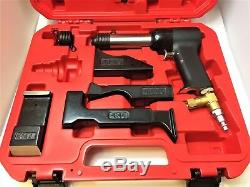 Rivet Gun Kit with 4x Rivet Gun Bucking Bar Rivet Sets and Tool Box BRAND NEW