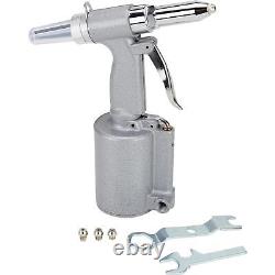 Rivet Starter Kit with Air & Hand Rivet Gun 3/16 and 1/8 Inch