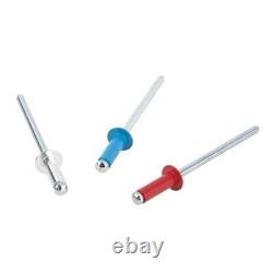 Rivet Starter Kit with Air & Hand Rivet Gun 3/16 and 1/8 Inch