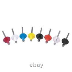 Rivet Starter Kit with Air & Hand Rivet Gun 3/16 and 1/8 Inch