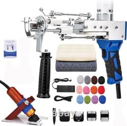 Rug Digital Tufting Gun Starter Kit Cut Pile Carpet Weaving Machine Kit & Yarn