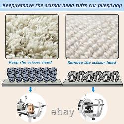 Rug Tufting Gun + 29.529.5 tufting frame + carpet trimmer Kit, 42 rolls yarn