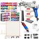 Rug Tufting Gun Starter Kit, Cut Pile Carpet Weaving Machine Kit With Frame