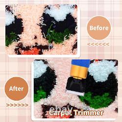 Rug Tufting Gun Starter Kit with Frame with Carpet Trimmer, Loop Pile Carpet Gun