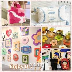 Rug Tufting Gun with Carpet Trimmer Kit, 2 in 1 Cut Pile and Loop Pile Tufting G