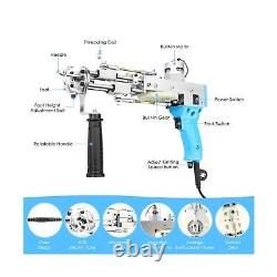 Rug Tufting Gun with Carpet Trimmer Kit Tuft Gun Cut Pile & Loop Pile with