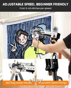 Rug Tufting Gun with Trimmer Kit 2-in-1 Carpet Gun & Shears for Rug Making