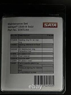 SATA JET 1500B HVLP/RP (1) MAINTENANCE KIT PART #1047150 withFREE SHIPPING