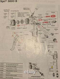 SATA Jet 3000b Rp/hvlp Ultimate Rebuild Kit See Description For Added Items