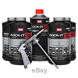 SEM 46650 Black Rock-It XC Truck Bed Liner and Protective Coating Kit with Gun