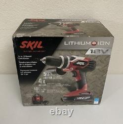 SKIL Original Genuine 2898 Cordless 1/2 Drill Gun Driver 18v Kit NEW Sealed NOS