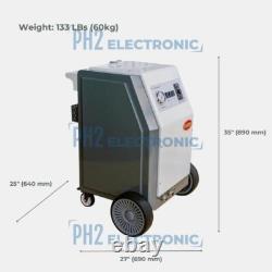 SM2000 Dry Ice Blasting Machine, 44 lbs Dry Ice Hopper, Hand Control Spray Gun Kit