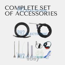 SM2000 Dry Ice Blasting Machine, 44 lbs Dry Ice Hopper, Hand Control Spray Gun Kit