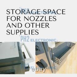 SM2000 Dry Ice Blasting Machine, 44 lbs Dry Ice Hopper, Hand Control Spray Gun Kit