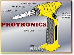 SOLDERING IRON, BLOW TORCH, FLAMELESS HEAT GUN KIT, 7mm Tip SolderPro 180K Iroda