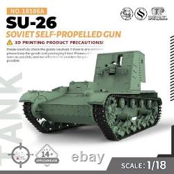 SSMODEL SS18586A 1/18 Military Model Kit Soviet SU-26 Self-Propelled Gun