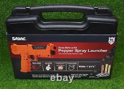 Sabre Pepper Spray Launcher Home Defense Kit Co2 Air Gun, Orange, 7 Shot SL7