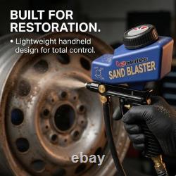 Sand Blaster Gun Kit Portable Sandblaster for Air Compressor Rust Removal &