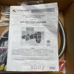Schroeder 8-Button Bar Gun Dispenser Kit Soda System New Open Box Complete