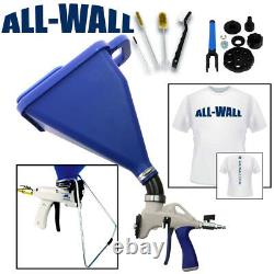 Sharpshooter 2.1 Drywall Texture Hopper Gun withStand, Rebuild Kit, Brushes, Shirt