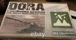 Soar Art Workshop 135 DORA WWII German Super Heavy Railway Gun METAL Kit NIB