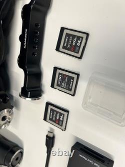 Sony PXW-FS7 35mm 4K Camcorder Full run n gun kit. Bag included. New handles