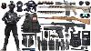 Special Forces Military Toy Gun Set Unboxing Tactical Helmet Tactical Combat Suit Bomb Dagger